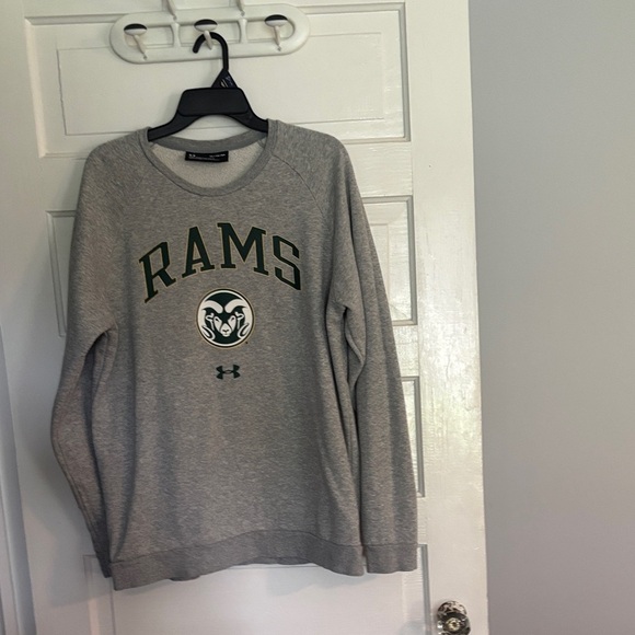 Under Armour Gray Colorado RAMS Crewneck Sweatshirt - Picture 1 of 4